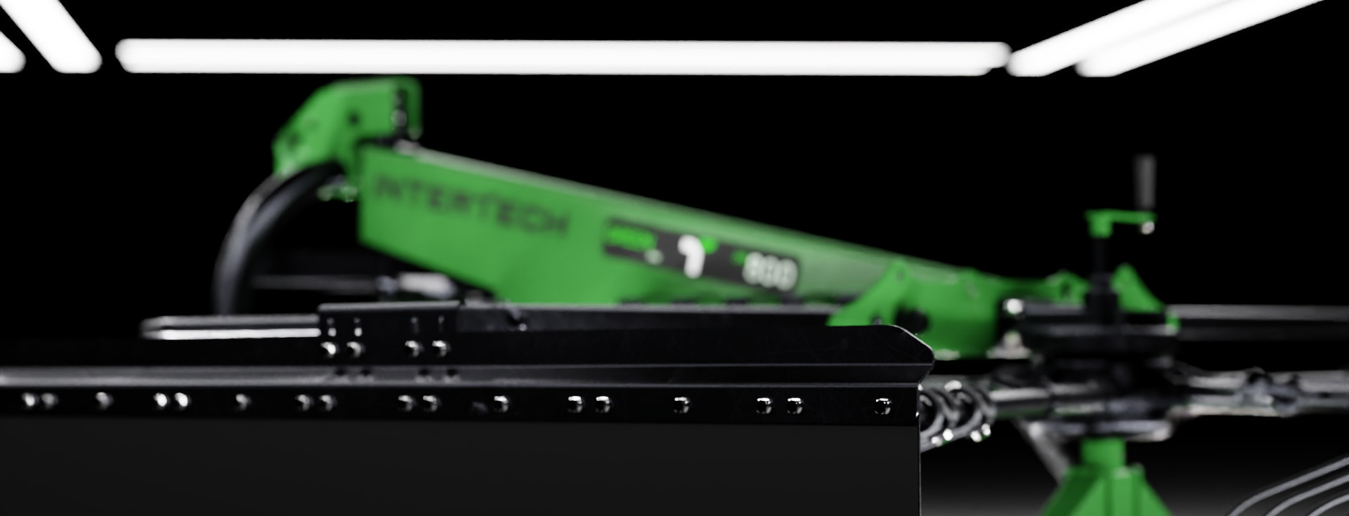 Zgrabiarka INTERTECH GREEN LINE ZKD-800 — render PerfectSWATH